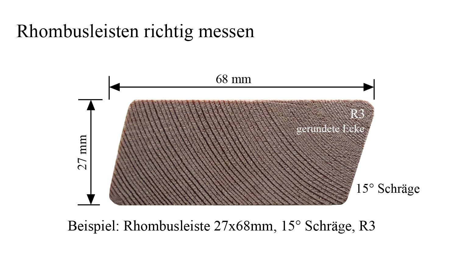 HS24 Pan-Clips für Rhombusleisten B 65-70mm, 50 Stck/Pack, PCSW 65-70, inkl. Schrauben