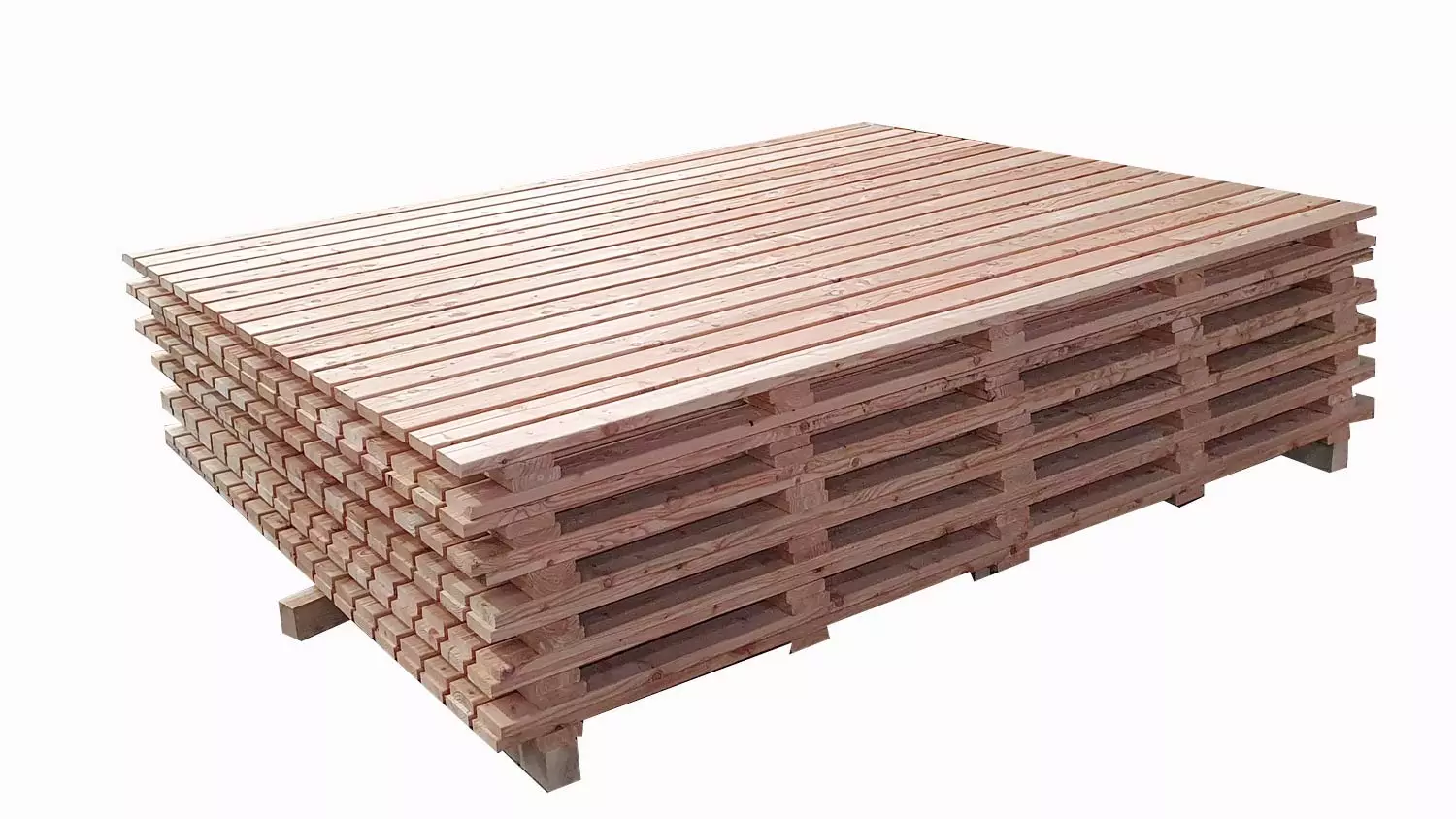 Strandsteg Borkum 2,50x2,00 sibirische Lärche