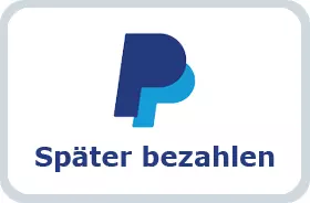 Autom. Lastschrifteinzug durch PayPal nach 30 Tagen. Benötigt ein PayPal-Konto. Nur PayPal entscheidet über das ok. 